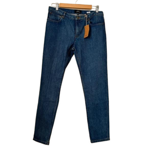 NWT A.P.C. Etroit Court (Narrow Short) Low Rise Indigo Denim. 28”x28”